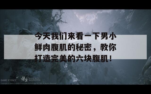 今天我们来看一下男小鲜肉腹肌的秘密，教你打造完美的六块腹肌！
