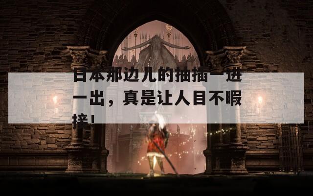 日本那边儿的抽插一进一出，真是让人目不暇接！